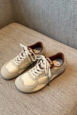 Genuine Leather Retro Color-Block ACG Shoes for Women - 2025 Summer Breathable Sports Casual Training Footwear