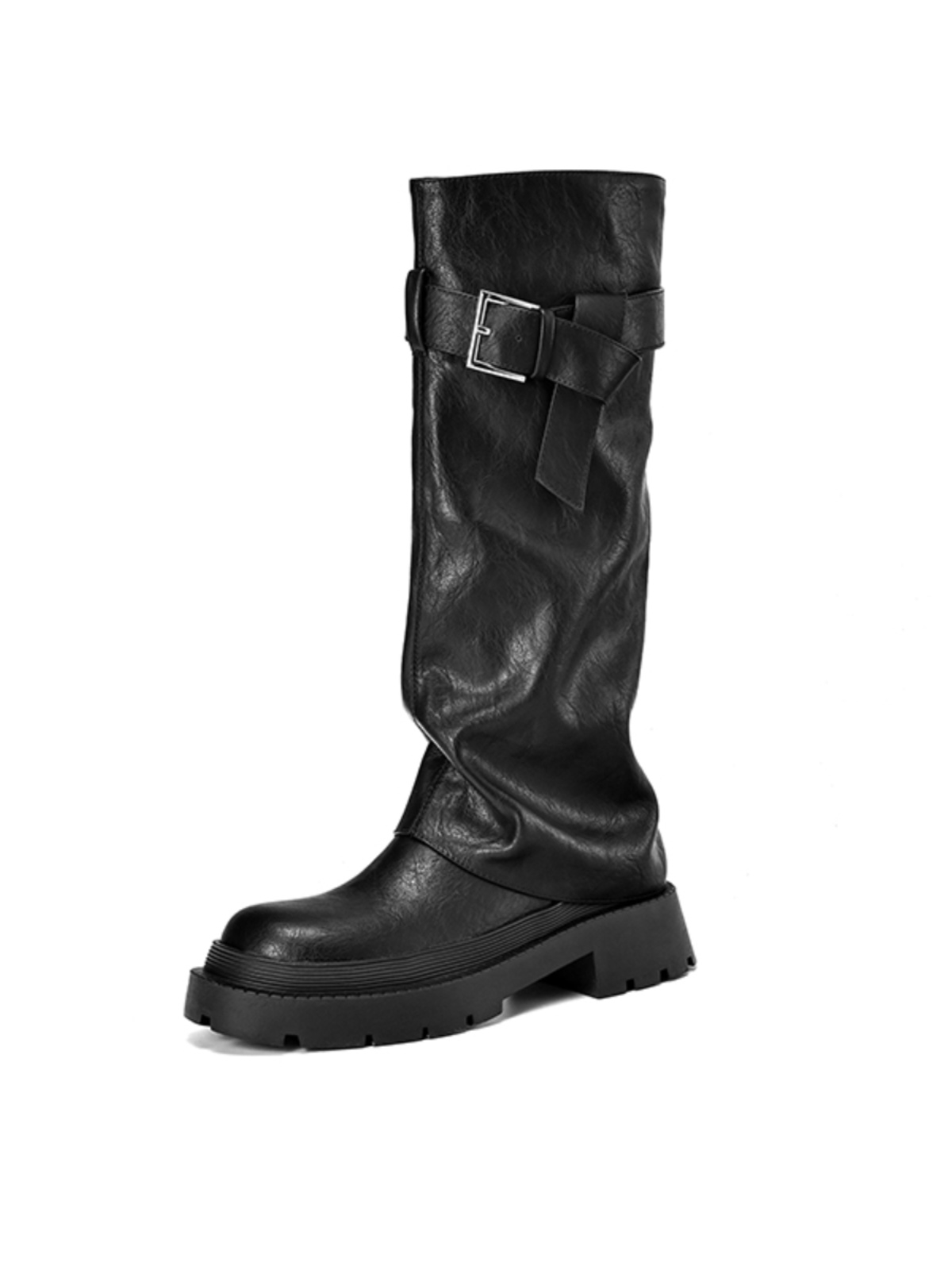 Genuine Leather Round Toe Western Cowboy Boots for Women - Thick Bottom Long Tube Knight Style Summer Pants Boots Genuine Leather Round Toe Western Cowboy Boots for Women - Thick Bottom Long Tube Knight Style Summer Pants Boots