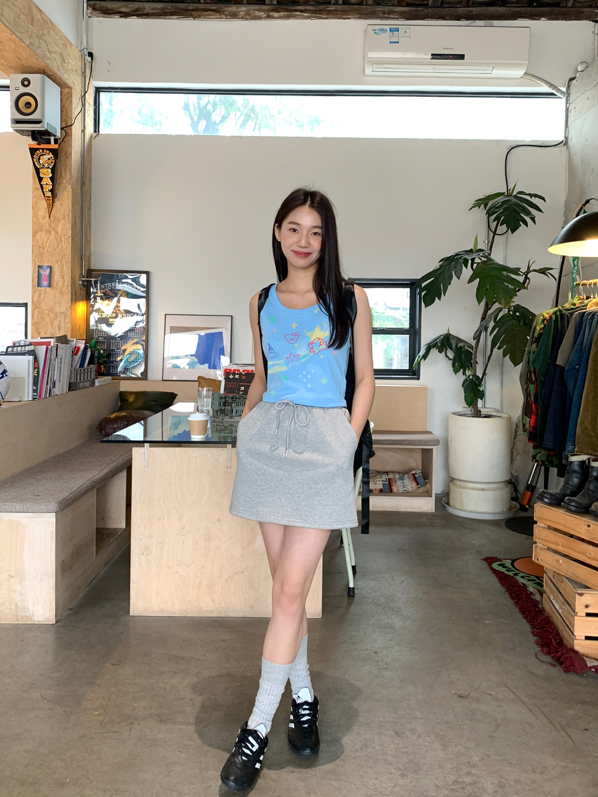 Graffiti Printed Camisole for Women - Summer Slim Fit Short Top, Trendy Street Style, Casual Wear, Urban Fashion Graffiti Printed Camisole for Women - Summer Slim Fit Short Top, Trendy Street Style, Casual Wear, Urban Fashion