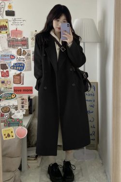 Gray Coffee Cashmere Long Coat for Women - 2024 Winter Korean Style High-End Thick Down Jacket Outerwear