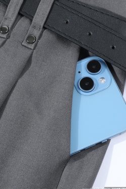 Gray High-Waisted Suit Pants for Women - Slimming Straight Leg Design, High-End Drape, Casual Spring/Summer 2025 Style