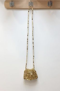 Handmade Beaded Woven Seed Bag - Stylish Bling Shoulder Handbag for Women - Chic Evening Accessory