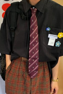 Handmade Brooch Flower Loose Shirt - Lake Blue Solid Color Short Sleeve Top for Students - Versatile Fashion Essential