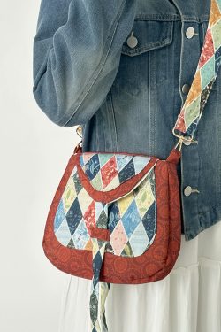 Handmade Chinese-Style Retro Hanfu Qipao Shoulder Crossbody Bag for Women - Vintage-Inspired Fashion Accessory