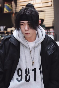 Handmade Dark Style Headbands - Versatile Hip-Hop Streetwear, Japanese Hair Accessories for Men and Women, Trendy Fashion Accessory