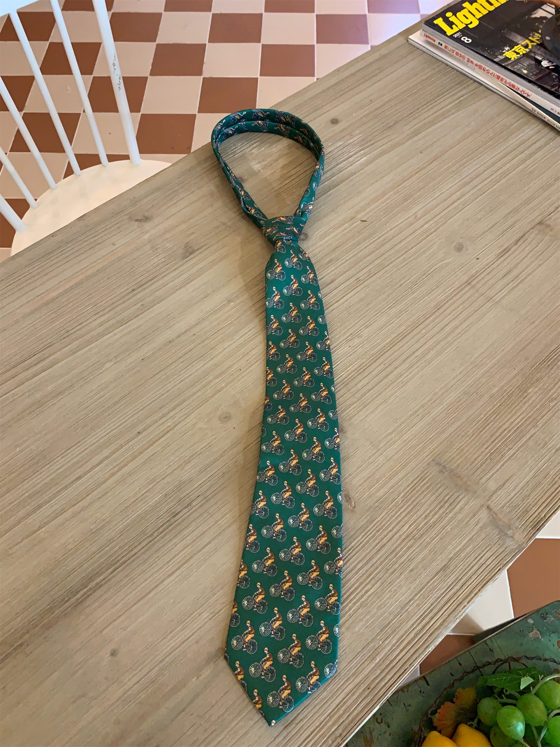 Handmade Vintage Japanese Retro Wide Bow Tie with Trendy Cartoon Print - Versatile Korean Style Fashion Accessory Handmade Vintage Japanese Retro Wide Bow Tie with Trendy Cartoon Print - Versatile Korean Style Fashion Accessory