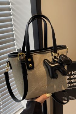 Handmade Women's Tote Bucket Bag - Casual Gradient Crossbody Bag, 2025 New Style, Three-Dimensional Design, Trendy Fashion Accessory