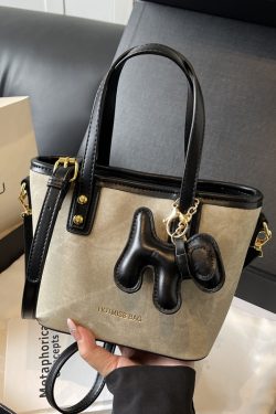 Handmade Women's Tote Bucket Bag - Casual Gradient Crossbody Bag, 2025 New Style, Three-Dimensional Design, Trendy Fashion Accessory