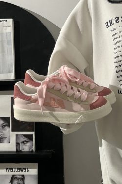 Harajuku Style White Sneakers for Couples - Lightweight, Breathable, Soft Sole Casual Skate Shoes for Summer