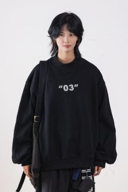 Heavyweight Basic Sweatshirt for Men, Small Collar, Loose Fit, Thickened Fleece Top for Spring 2025, Casual Streetwear Style