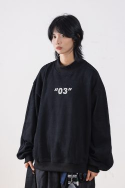 Heavyweight Basic Sweatshirt for Men, Small Collar, Loose Fit, Thickened Fleece Top for Spring 2025, Casual Streetwear Style