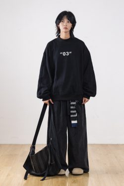 Heavyweight Basic Sweatshirt for Men, Small Collar, Loose Fit, Thickened Fleece Top for Spring 2025, Casual Streetwear Style