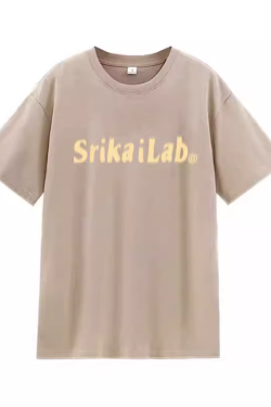 Heavyweight Red Letter Print T-Shirt for Women, Summer New Arrival, Short Sleeve Loose-Fitting Cotton Top, American Style Fashion