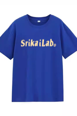 Heavyweight Red Letter Print T-Shirt for Women, Summer New Arrival, Short Sleeve Loose-Fitting Cotton Top, American Style Fashion