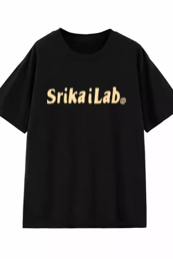 Heavyweight Red Letter Print T-Shirt for Women, Summer New Arrival, Short Sleeve Loose-Fitting Cotton Top, American Style Fashion