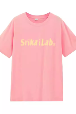 Heavyweight Red Letter Print T-Shirt for Women, Summer New Arrival, Short Sleeve Loose-Fitting Cotton Top, American Style Fashion