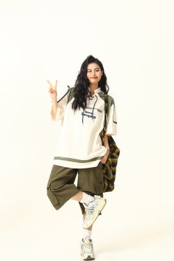 Heavyweight Short-Sleeve T-Shirt for Men & Women, Loose Fit Streetwear Couple Top, Niche Design, Casual Urban Style