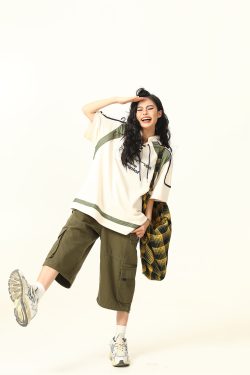 Heavyweight Short-Sleeve T-Shirt for Men & Women, Loose Fit Streetwear Couple Top, Niche Design, Casual Urban Style