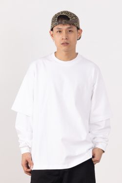 Heavyweight Two-Piece Long Sleeve T-Shirt for Men - Regular Fit Casual Base Layer Top for Spring and Autumn Fashion