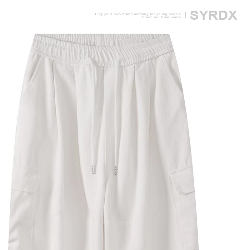 Heavyweight Vintage Japanese Denim Pants for Men | Loose Fit Elastic Waist Workwear Trousers | Casual Spring Autumn Style Heavyweight Vintage Japanese Denim Pants for Men | Loose Fit Elastic Waist Workwear Trousers | Casual Spring Autumn Style