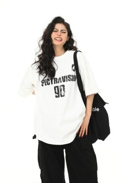 Heavyweight Washed Short-Sleeve T-Shirt for Men & Women - Trendy American Retro Summer Tee for Couples