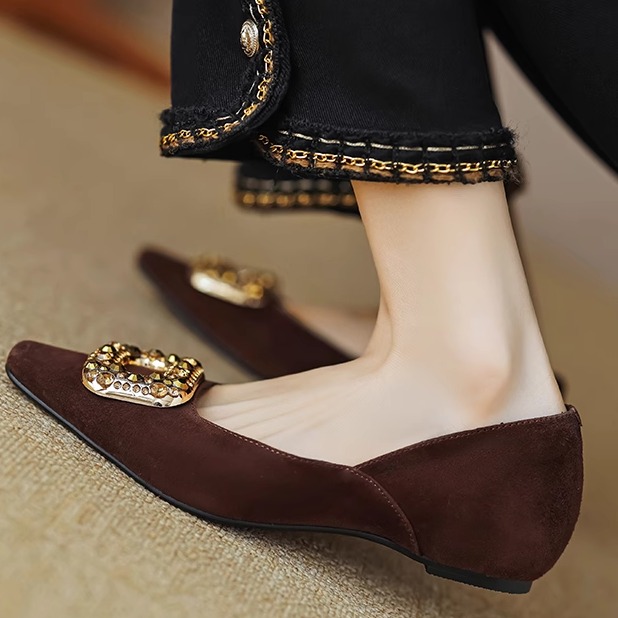 Height-Increasing Suede Loafers with Rhinestones - Italian Corso Venezia Style, 3cm Elevation, Elegant Banquet Flat Shoes Height-Increasing Suede Loafers with Rhinestones - Italian Corso Venezia Style, 3cm Elevation, Elegant Banquet Flat Shoes