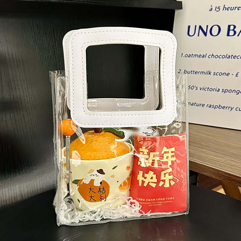 High Aesthetic Orange Ceramic Mug with Lid and Spoon - Perfect Birthday and Graduation Gift for Girls High Aesthetic Orange Ceramic Mug with Lid and Spoon - Perfect Birthday and Graduation Gift for Girls