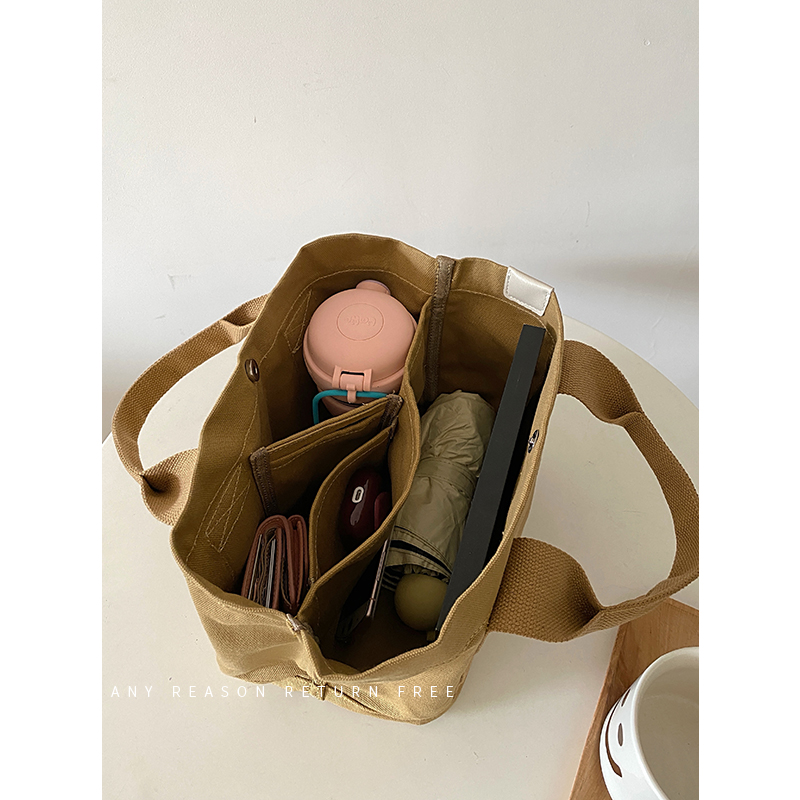 High-End Canvas Tote Bag for Women, Versatile Fashionable Lunch Bag, Chic Everyday Handbag High-End Canvas Tote Bag for Women, Versatile Fashionable Lunch Bag, Chic Everyday Handbag