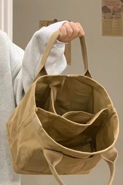 High-End Canvas Tote Bag for Women, Versatile Fashionable Lunch Bag, Chic Everyday Handbag