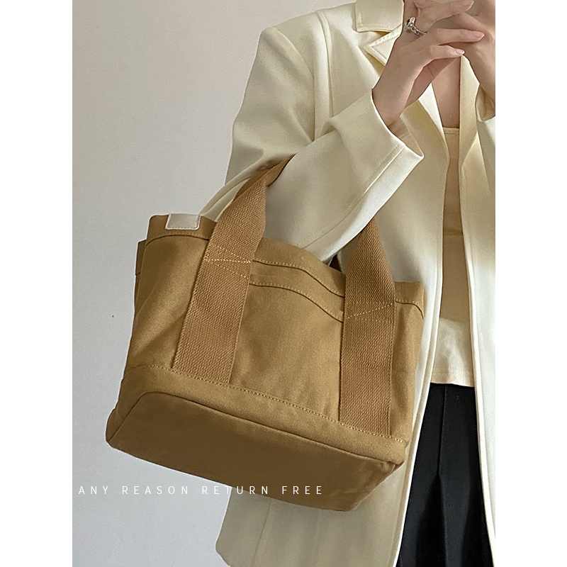 High-End Canvas Tote Bag for Women, Versatile Fashionable Lunch Bag, Chic Everyday Handbag High-End Canvas Tote Bag for Women, Versatile Fashionable Lunch Bag, Chic Everyday Handbag