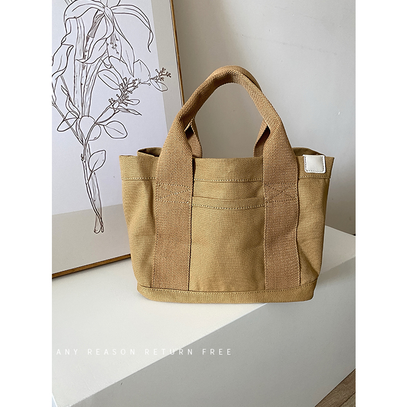 High-End Canvas Tote Bag for Women, Versatile Fashionable Lunch Bag, Chic Everyday Handbag High-End Canvas Tote Bag for Women, Versatile Fashionable Lunch Bag, Chic Everyday Handbag