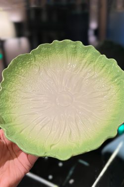 High-End Ceramic Enamel Underglaze Rice Bowl and Plate Set, Creative Cabbage Design, Fresh Niche Tableware for Stylish Dining