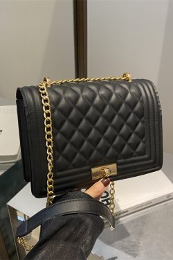 High-End Diamond-Pattern Crossbody Bag - 2025 Versatile Small Square Shoulder Bag for Casual Fashion