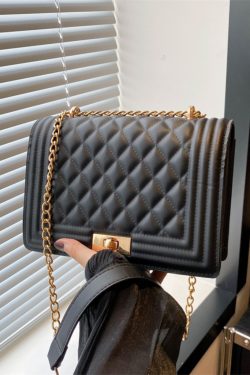High-End Diamond-Pattern Crossbody Bag - 2025 Versatile Small Square Shoulder Bag for Casual Fashion