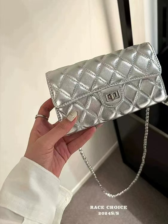 High-End Diamond-Patterned Crossbody Mini Bag - Versatile Small Square Chain Purse for Cards and Coins, Chic Luxury Style High-End Diamond-Patterned Crossbody Mini Bag - Versatile Small Square Chain Purse for Cards and Coins, Chic Luxury Style