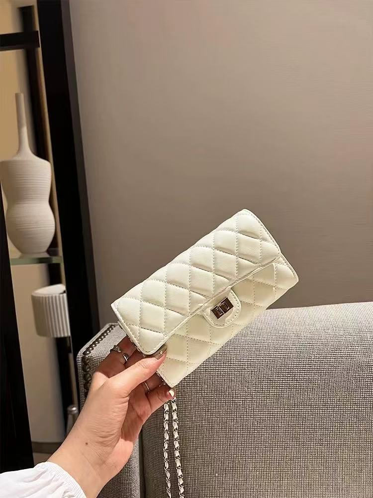 High-End Diamond-Patterned Crossbody Mini Bag - Versatile Small Square Chain Purse for Cards and Coins, Chic Luxury Style High-End Diamond-Patterned Crossbody Mini Bag - Versatile Small Square Chain Purse for Cards and Coins, Chic Luxury Style