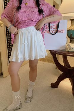 High-End Draped Half Skirt for Women, Plus Size Flattering Summer 2025, Curvy Fit, Belly-Covering Style