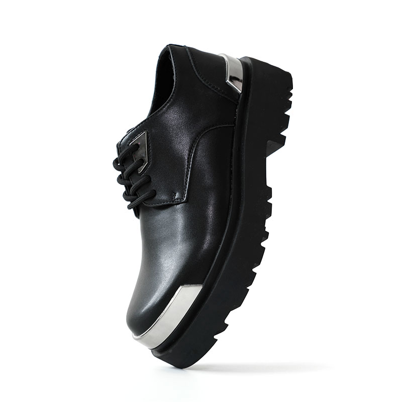 High-End Genuine Leather Derby Shoes for Men, Round Toe, Thick-Soled, British Style, Height-Increasing, Niche High Street Fashion High-End Genuine Leather Derby Shoes for Men, Round Toe, Thick-Soled, British Style, Height-Increasing, Niche High Street Fashion