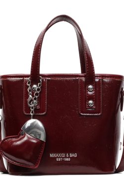 High-End Heart-Shaped Handbag for Women - Fashionable Tote Bucket Bag, 2025 New Style, Vegetable Basket Shoulder Crossbody Bag