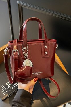 High-End Heart-Shaped Handbag for Women - Fashionable Tote Bucket Bag, 2025 New Style, Vegetable Basket Shoulder Crossbody Bag