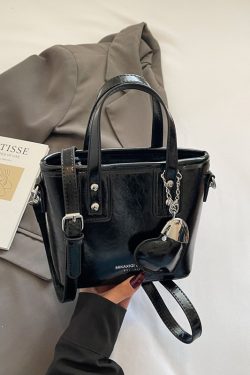 High-End Heart-Shaped Handbag for Women - Fashionable Tote Bucket Bag, 2025 New Style, Vegetable Basket Shoulder Crossbody Bag