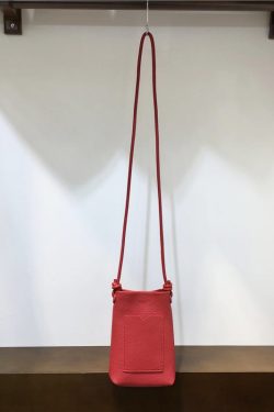 High-End Lychee Pattern Crossbody Phone Bag - Versatile Vertical Small Bag for Spring/Summer 2025 Trend