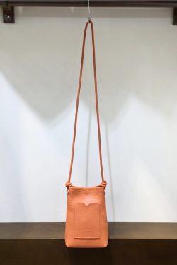 High-End Lychee Pattern Crossbody Phone Bag - Versatile Vertical Small Bag for Spring/Summer 2025 Trend