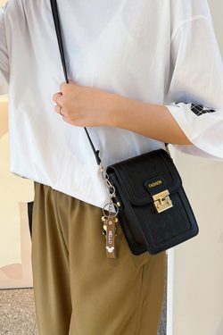 High-End Mini Crossbody Bag for Mobile Phones - Stylish Compact Summer 2025 Fashion for Women