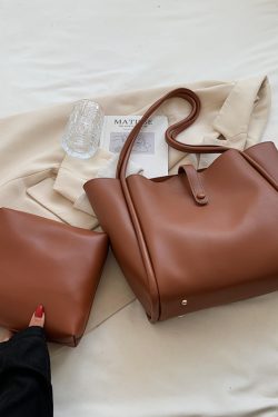 High-End Minimalist Tote Bag for Women - Large Capacity Commuter Handbag with Niche Design