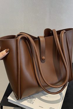 High-End Minimalist Tote Bag for Women - Large Capacity Commuter Handbag with Niche Design