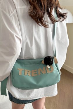 High-End Nylon Women's Crossbody Bag 2025 - Large Capacity Toast Pillow Design with Wide Shoulder Strap