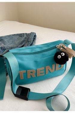 High-End Nylon Women's Crossbody Bag 2025 - Large Capacity Toast Pillow Design with Wide Shoulder Strap