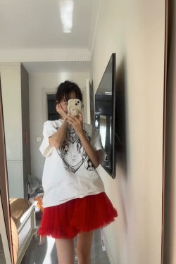 High-End Printed Slim-Fit Loose Pure Cotton Short-Sleeve T-Shirt for Women - Versatile Age-Reducing Style