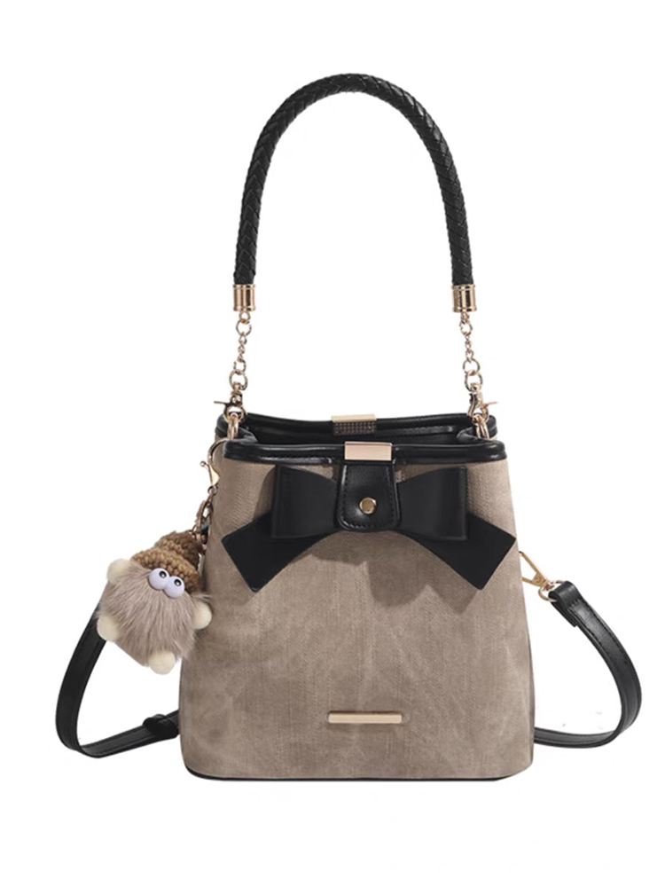 High-End Retro Artistic Bucket Bag for Women - Casual Versatile Shoulder Crossbody Bag for Autumn Winter 2024 High-End Retro Artistic Bucket Bag for Women - Casual Versatile Shoulder Crossbody Bag for Autumn Winter 2024